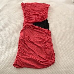 Strapless sexy dress